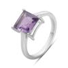 Silver Ring with Natural Amethyst 2.1ct, Product Weight 2.82 G (2179023)