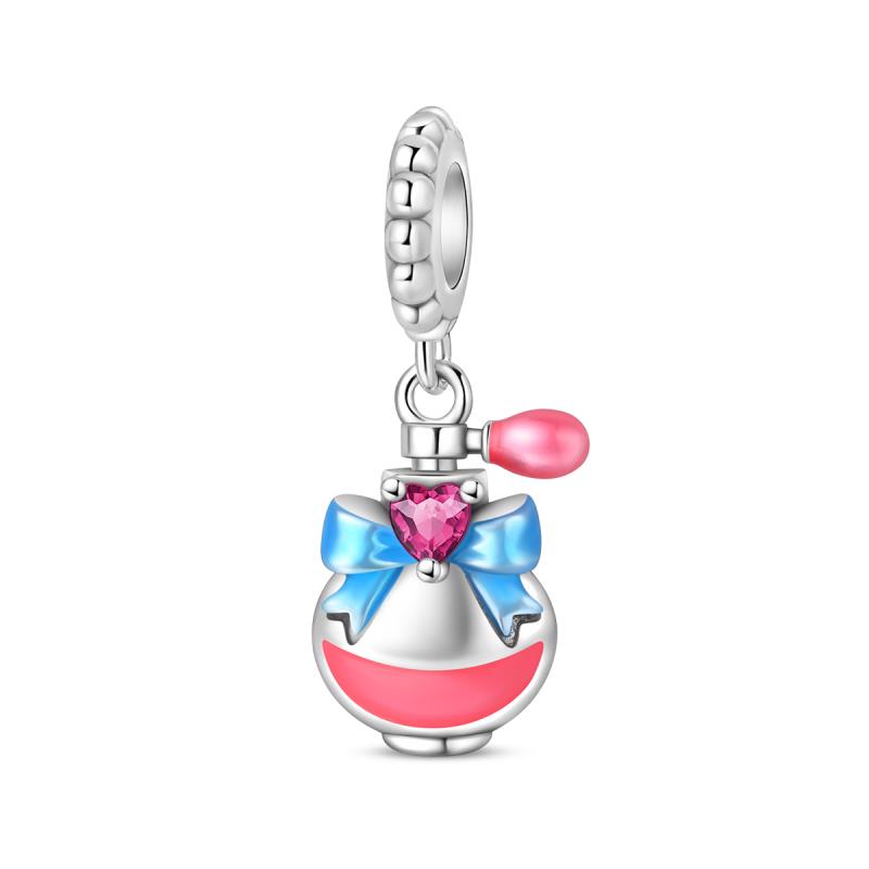 925 silver shiny love bear rabbit butterfly cat beads suitable for original bracelet pendant women's jewelry
