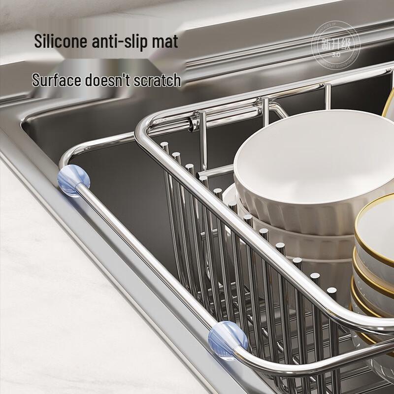 Yidengxia Stainless Steel Kitchen Sink Dish Drying Rack