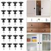Single Grain Small Handle Kit Round Drawer Dresser Pulling Cabinet Door Handle for Home Use Cabinet Door Handle Kit