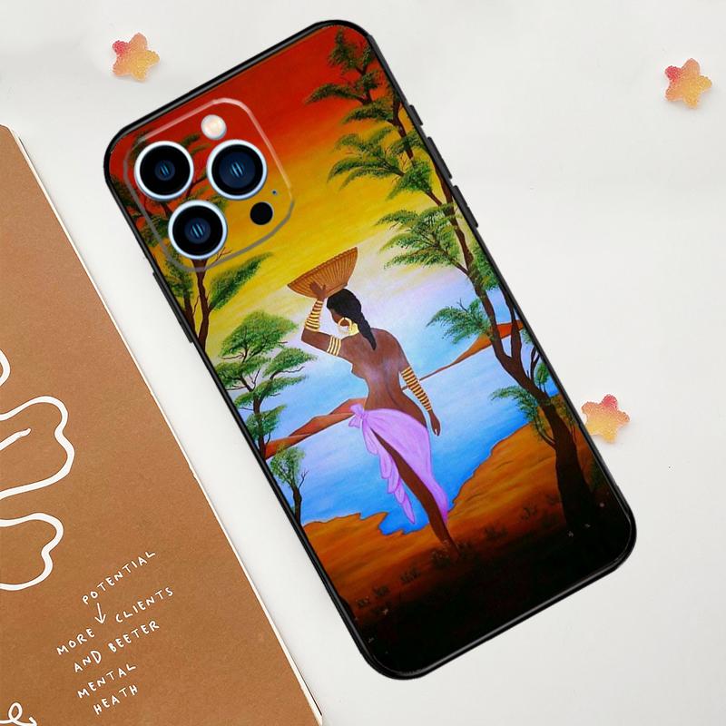 Чехол для женщины из Южной Африки для iPhone 11 12 13 14 15 16 Pro Max 15 16 Plus 13 12 Mini X XS XR
