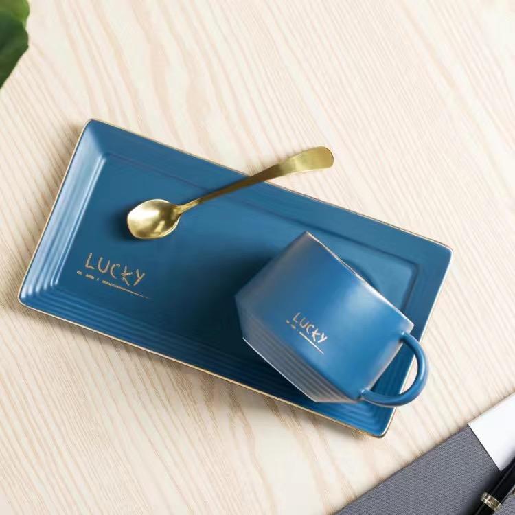 Сплошной цвет кофейной чашки и тарелки в скандинавском стиле, набор из двух предметов, кружка, чашка для воды, кофейная чашка, чашка для молока, чашка для завтрака, послеобеденный чай, подарок для пары