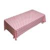 Concise Style Eye-catching Tablecloth PEVA Creative Chessboard Pattern Table Cover for Home