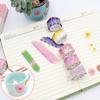 200PCS Adhesive Stylish Decorative Flower Petals Tape Masking Tape Sticky Paper Scrapbooking