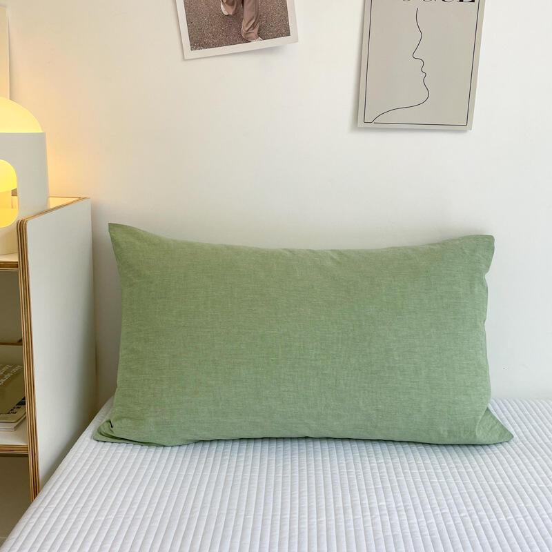 Пара наволочек из чистого хлопка с одинарной наволочкой для головы размером 48X74 см. (Без ядра подушки)