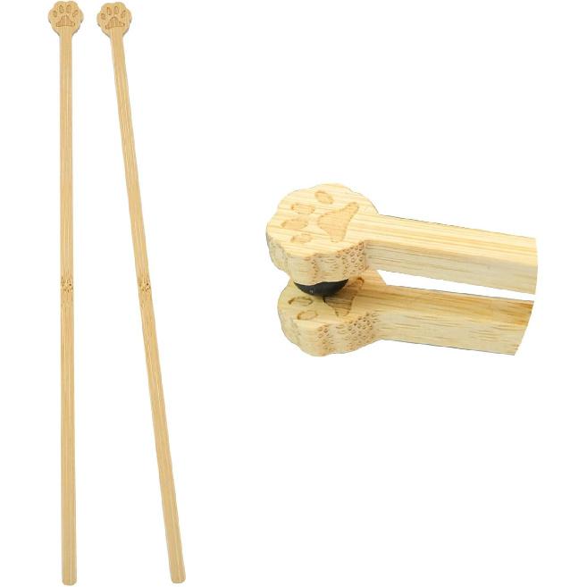 2 Pack Cat claw chopsticks,Kitty Paw Chopsticks,Cute Reble Bamboo Wooden Unique Gifts