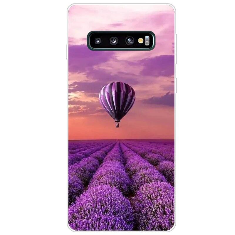 Новейший чехол из ТПУ с принтом для Samsung Galaxy S10 S10 + чехол для телефона Samsung S10 Plus S10e, задняя крышка, бампер Fundas Coque