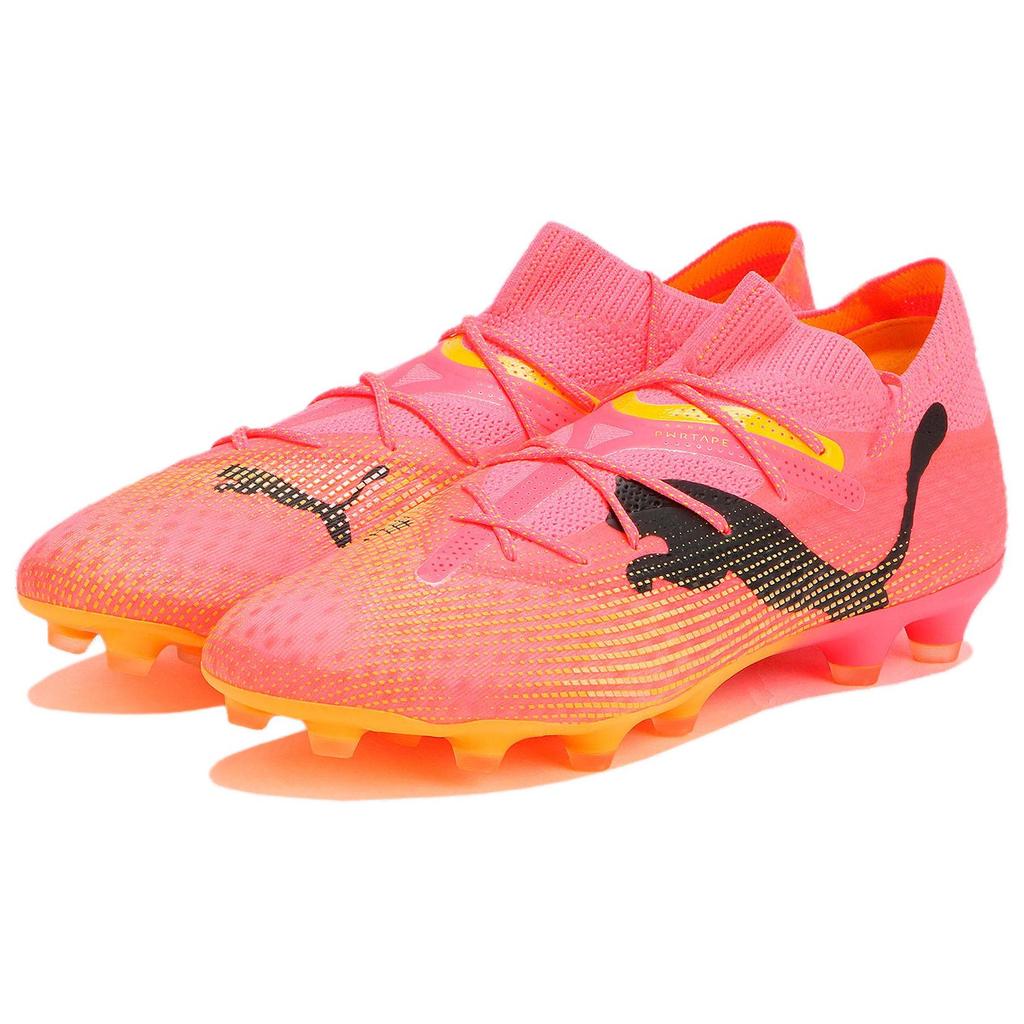 Puma Future 7 Ultimate Comfortable Ag Hg Football Shoes Men Football Shoes Pink Black 107702-03