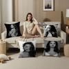 Наволочка для офисной подушки Angelina Jolie Чехол для автомобильной подушки 45x45 см Наволочка для поясничной подушки Наволочка для диванной подушки