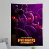 Fnaf Пять Ночей с Фредди Аниме Гобелен Хиппи Цветочные Ковры для Стен Декор Комнаты в Общежитии Дешевое Хиппи Настенное Украшение