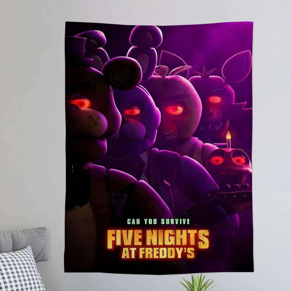 Fnaf Пять Ночей с Фредди Аниме Гобелен Хиппи Цветочные Ковры для Стен Декор Комнаты в Общежитии Дешевое Хиппи Настенное Украшение