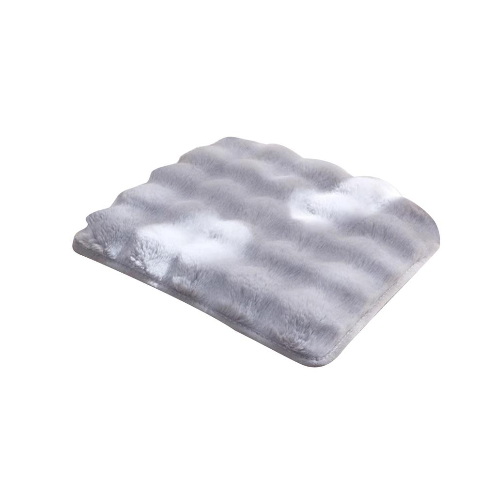 Square Soft Chair Pad Furry Plush Seat Cushion Warm Seat Pillow Pads Kitchen Dining Sofa Armchair Wheelchair Chair Cover