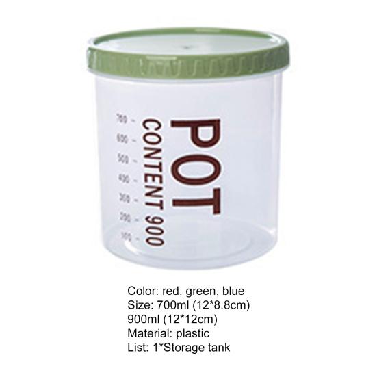 700/900ml Round Shaped Storage Tank Non-Slip Premium Milk Powder Storage Tank