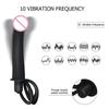 Вибратор с двойным проникновением, секс-игрушки, пенис, страпон, фаллоимитатор, вибратор для мужчин, секс-игрушки для взрослых для начинающих