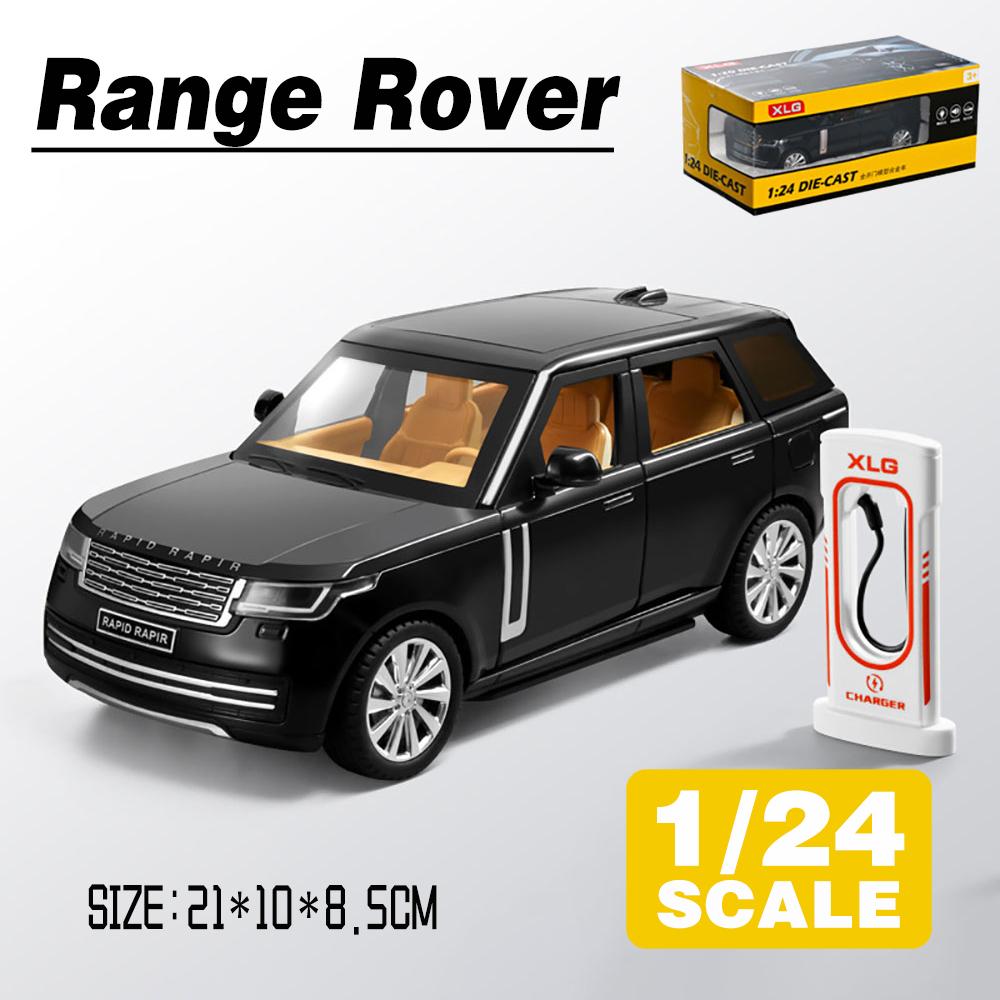 1/24 масштаб Range Rover SUV, металлический литой под давлением сплав, игрушечная модель автомобиля, грузовики для детей, игрушки, автомобили, коллекция для хобби