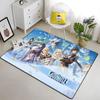 Genshin Impact HD Printed Carpet Household Rug Children's Room Living Room Chair Bedside Modern Simple Floor Mat Kawaii Rug