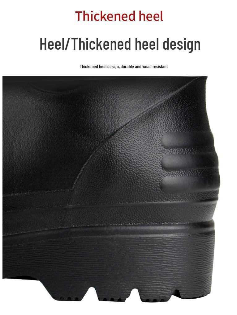 Унисекс Сверхлегкие Хлопковые Резиновые Сапоги ЕВА: Нескользящая, маслостойкая обувь для холодильных складов, рыбной и пищевой промышленности.