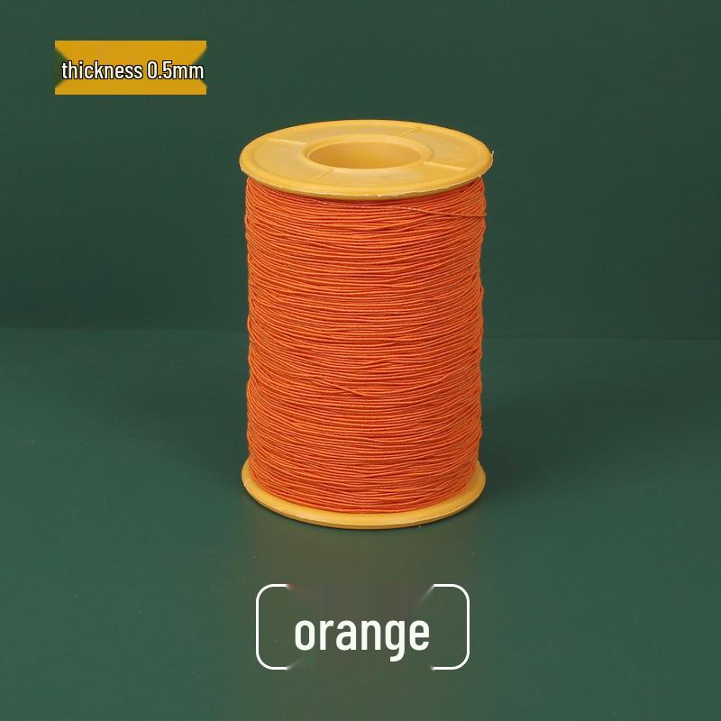 0.5mm High-Elastic Colored Sewing Thread - Super Fine, Durable, Round Cord for Clothing and Crafts