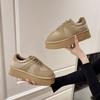 Ретро повседневная женская обувь для досок 2024 года, летняя новая толстая подошва, все удобства, спортивная обувь