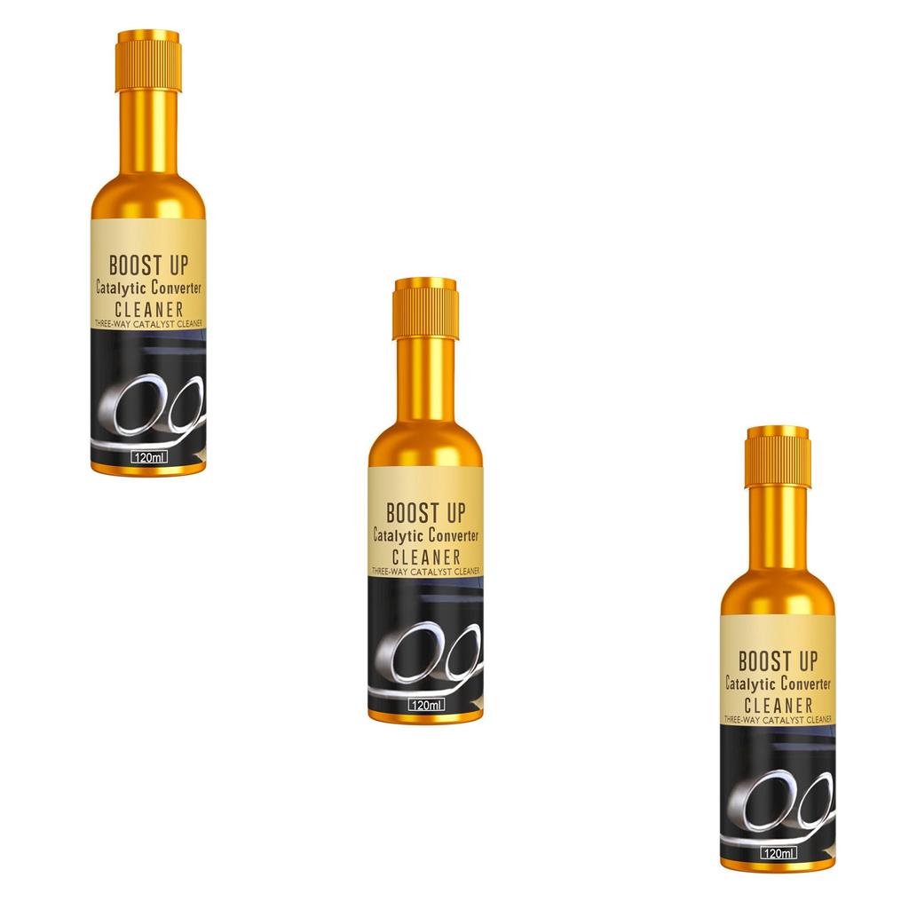 Трехходовой очиститель каталитического нейтрализатора двигателя автомобиля, 120 мл, для удаления нагара