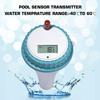 Wireless SPA Pond Tub Solar Powered Pool Thermometer Swim Waterproof Digital LCD Backlit Floating Temperature Transmitter Meter 1.5V