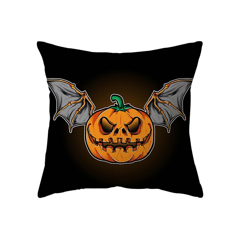 Тыквенный алфавит на тему Хэллоуина Подушка Чехол для дивана Подушка для праздника Подарок Украшение для вечеринки Домашний декор
