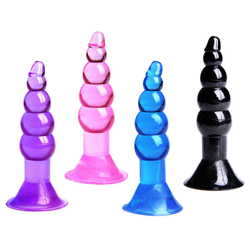 Silicone Suction Cup Anal Plug Vibrator Male Anal Plug Prostate Massager Dildo Vibrator G-spot Anal Toys Adult Sex Toys