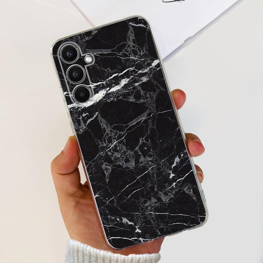 For Galaxy A24 Phone Case Transparent Ultra Soft Slim Silicone Back Bumper Shell For samsung A24 4g SM-245F Dinosaur Caut Cat