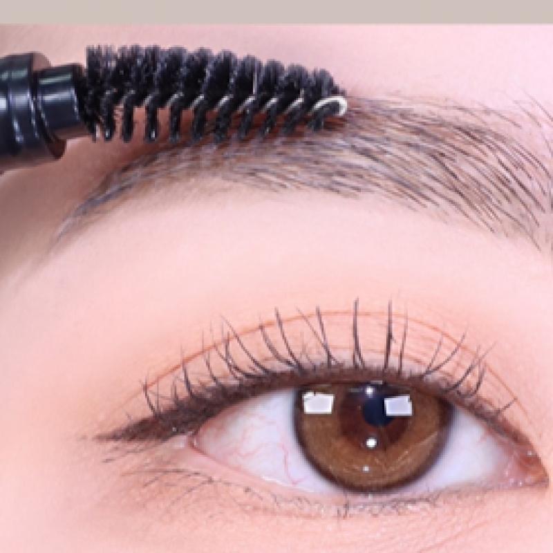 Kisme [1+1] Карандаш для бровей Kisme Heavy Rotation Hard Edge, ограниченный выпуск [Проект 1+1] Нет. 2 Натуральный Коричневый