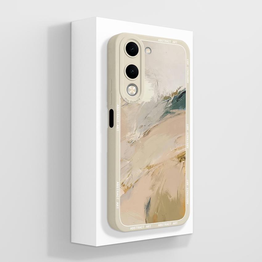 Для Vivo Y04 Y03 Y02 Y11 Y15 Y20 Чехол для телефона Милый мультяшный узор для девочек Гладкий жидкий силикон Противоударная защита Задние крышки Чехол для корпуса Vivo