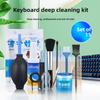 Computer Mechanical Keyboard Cleaning Artifact Key Puller Shaft Puller Cleaning and Disassembly Gap Dust Removal Brush Tool Set