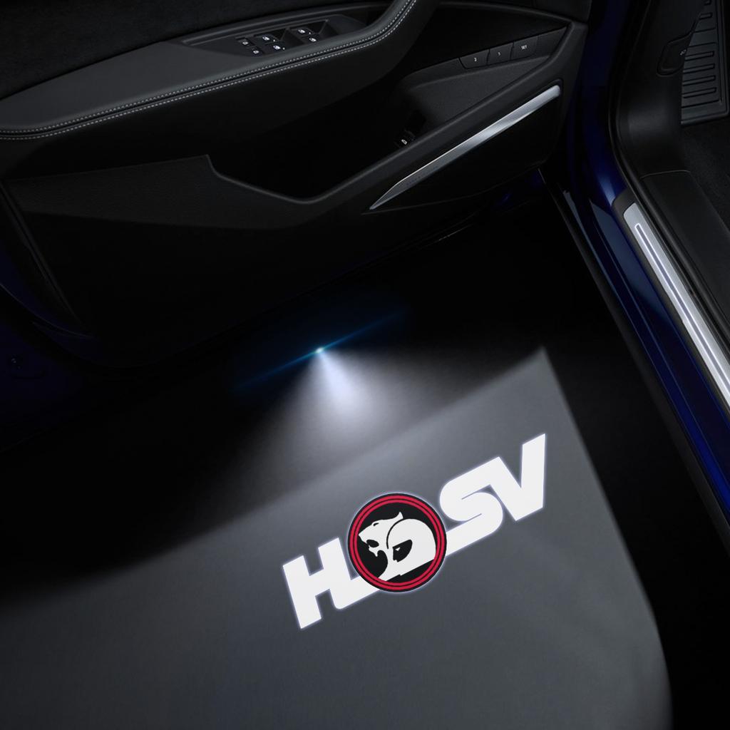 1/2PCS For Holden HSV Badge Commodore Cruze Captiva Colorado Car Door Welcome Lights Laser Projector Logo Wireless Sensing