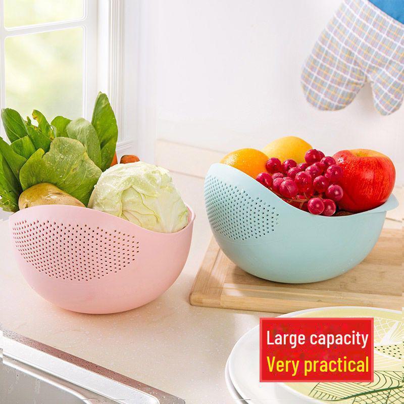 Многофункциональная корзина для мытья риса и овощей - слив и сито с частыми отверстиями