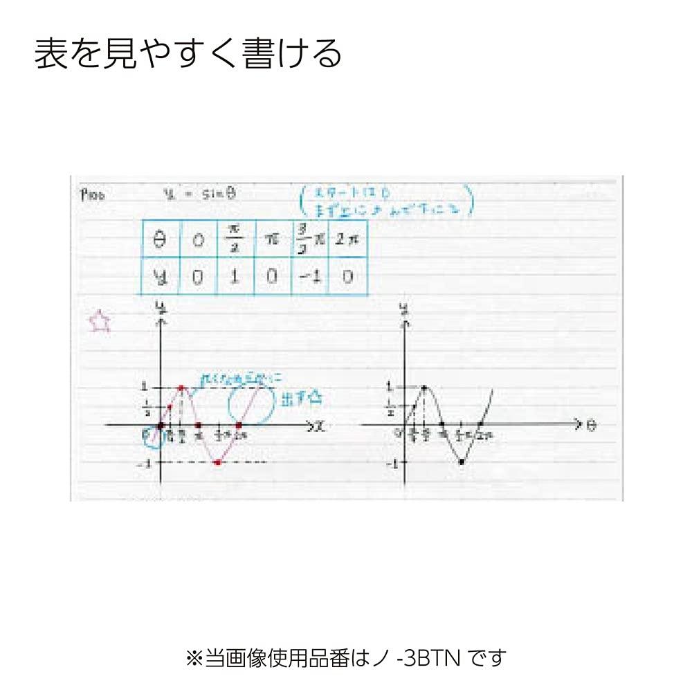 KOKUYO Листы для записей в кампус, легко писать, в точку, в линейку B5 B, в линейку, 100 листов, № 836BTN