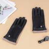 Aisiyalan A-F727 Премиальные перчатки из мягкой кожи и шерсти
