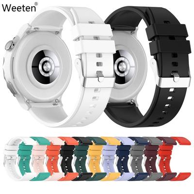 Силиконовый ремешок 20 мм 22 мм для Huawei Watch 3/GT2/GT3/GT2 Pro/Samsung Watch 3 4/Active 2, сменный ремешок для Huami GTR 3/GTS 3