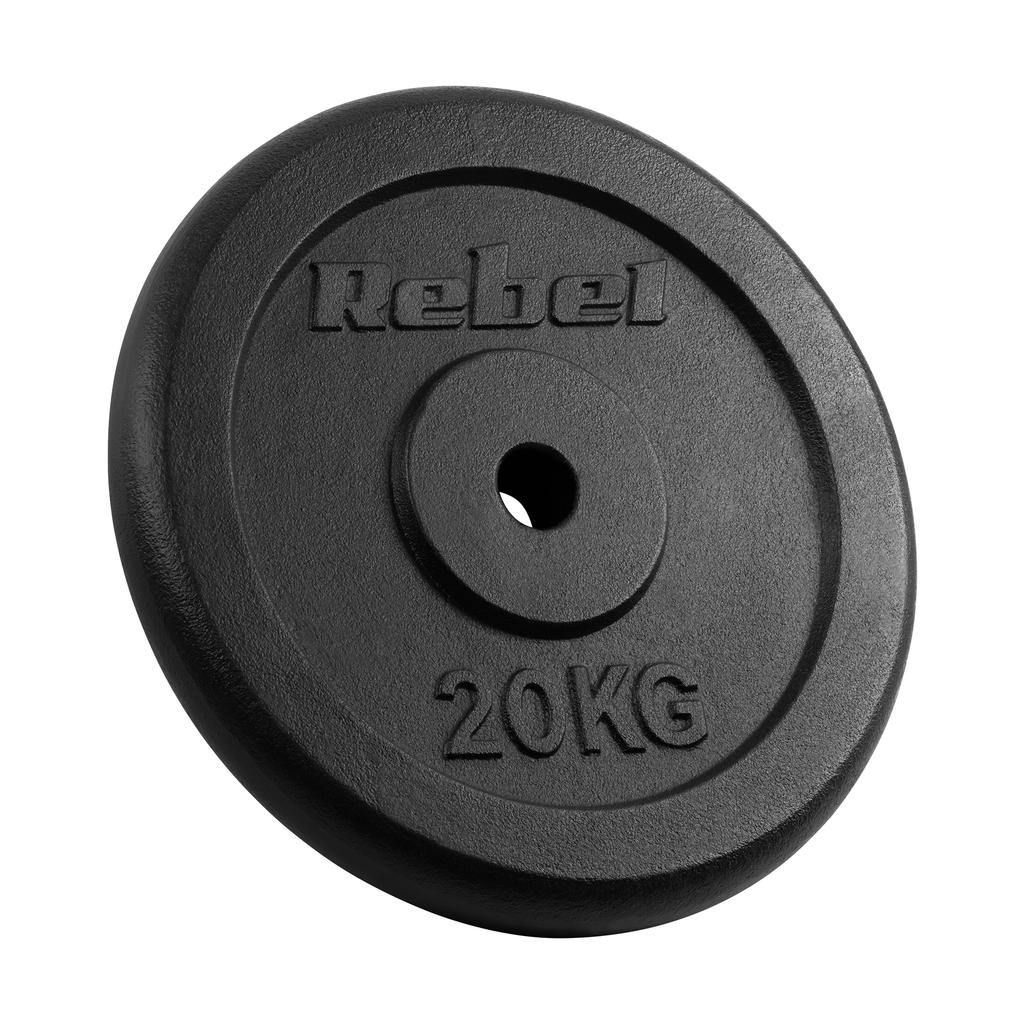 Cast Iron Load 20Kg, Hole 31Mm, Classic Plate Rebel Active