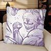 Anime RReiner Braun Pillow Case Fashion Square Pillowcase Bedroom Sofa Room Ins Decoration Leisure