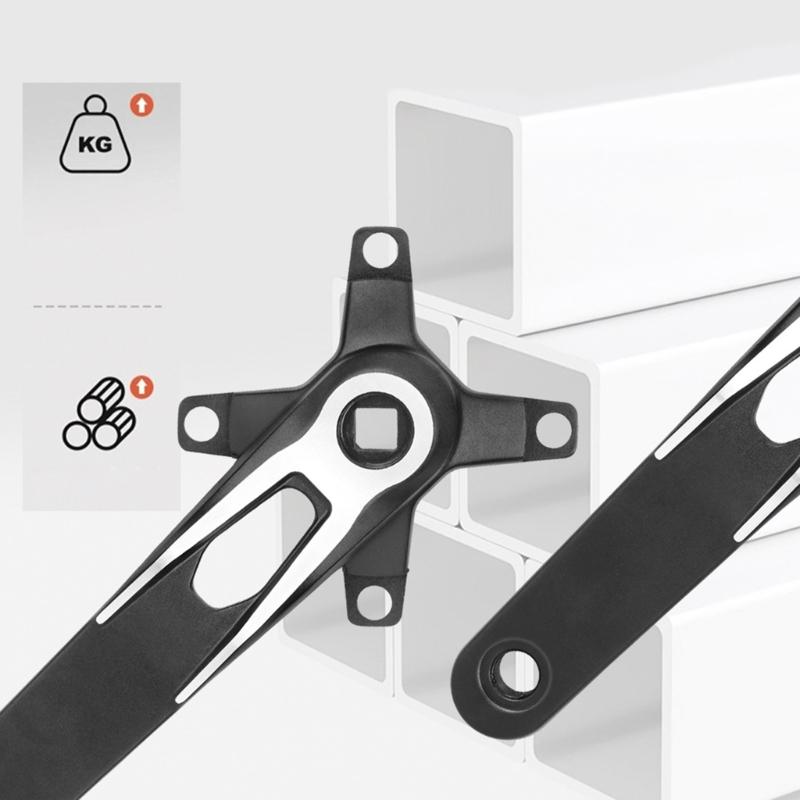 Квадратные шатуны из алюминиевых сплавов Прочность Fixed Gear Fixie Шатуны для улучшения подъемов и ускорений