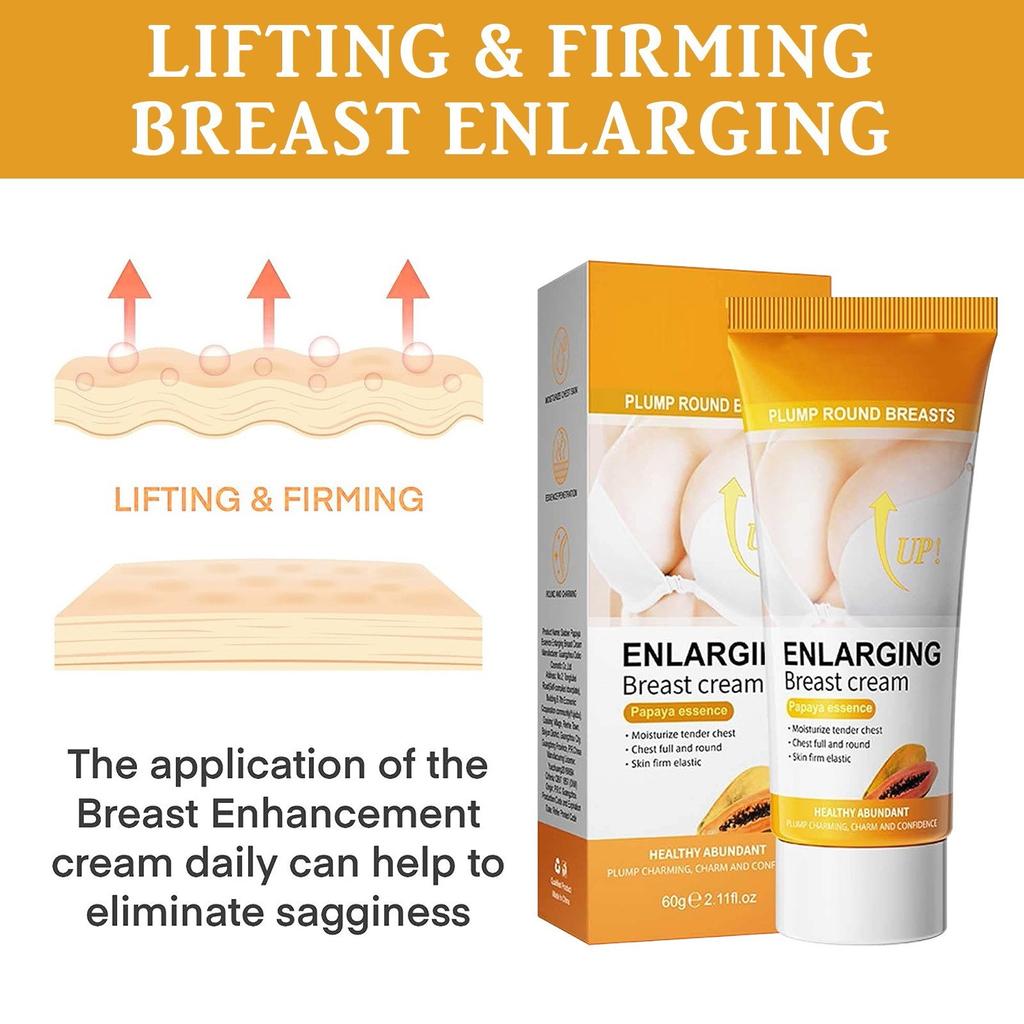 Papaya And Extract, Body Milk Sculpture, Gently Moisturizing Skin And Breast Care