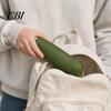 Компактный пенал Минималистичный чехол из ПУ-кожи, Многофункциональная сумка для хранения канцелярских принадлежностей с гладкой металлической молнией, Водо- и грязеотталкивающий пенал