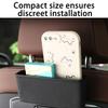 Adhesive Back Seat Organizer Space Saving Car Storage Box Vehicle Interior Organizer for Phone Key Card Sunglasses Accessories