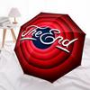 1pc Movie Ending Folding Umbrella, Durable, Suitable for Outdoor Activities or Rain, Suitable for Commuting yy251027074