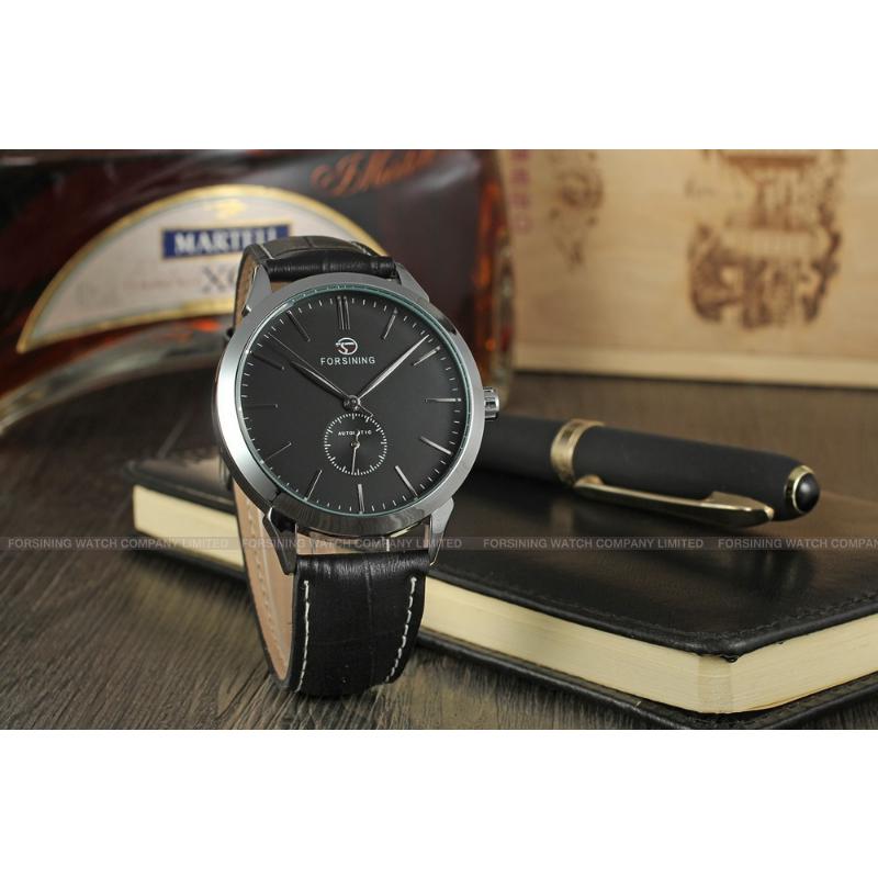 Forsining Men Fashion Casual Simple Mechanical Watch