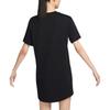 (WMNS) Nike Sportswear Essential Short-sleeve T-Shirt Dress 'Black' Women's DV7883-010