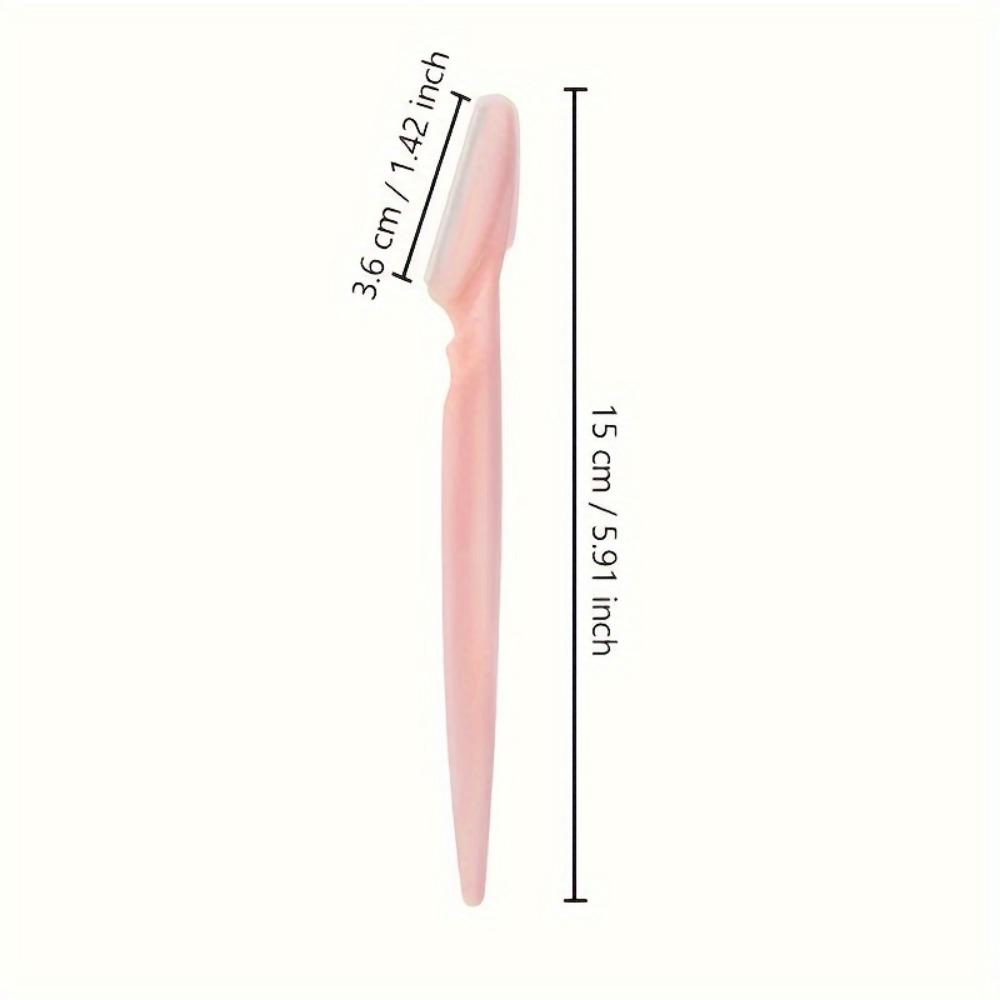 Women's Eyebrow Shaver And Face Shaver, Stainless Steel Razor With Safety Cap, Easy To Use, Safe To Remove Fine Hair From Eyebrows, Neck And Face.