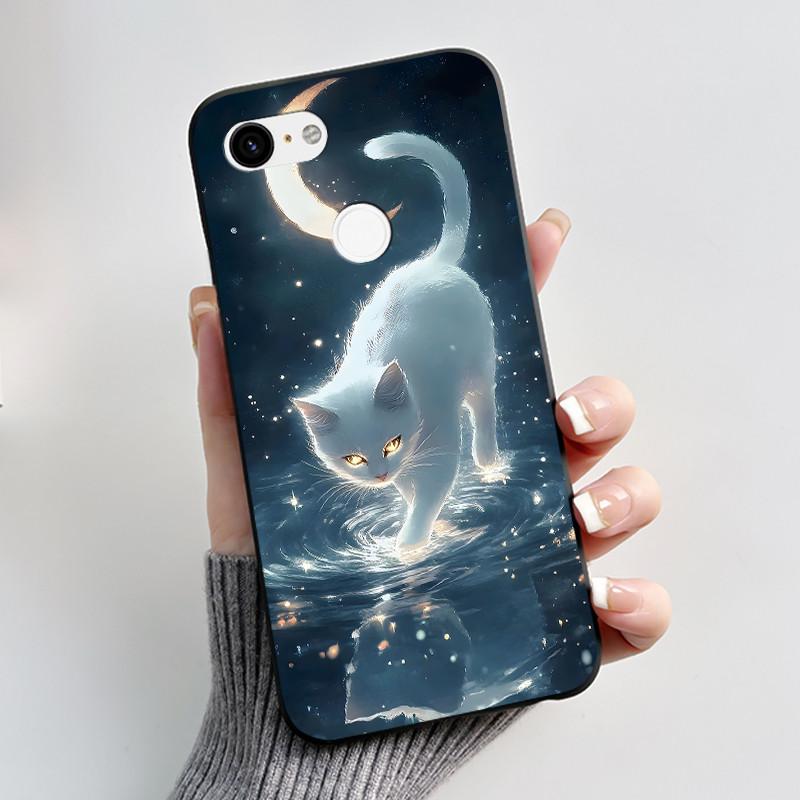 Милый Чехол Для Google Pixel 3/Pixel 3XL Печатный Корпус Funda Для Google Pixel 3A XL Coque Защитная Крышка Мягкий Силиконовый Кейс