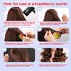 6PCS Lazy Sleeping Curly Hair Sponge Ball Hair Curl, Strawberry Type Does Not Hurt Soft Hair Curler