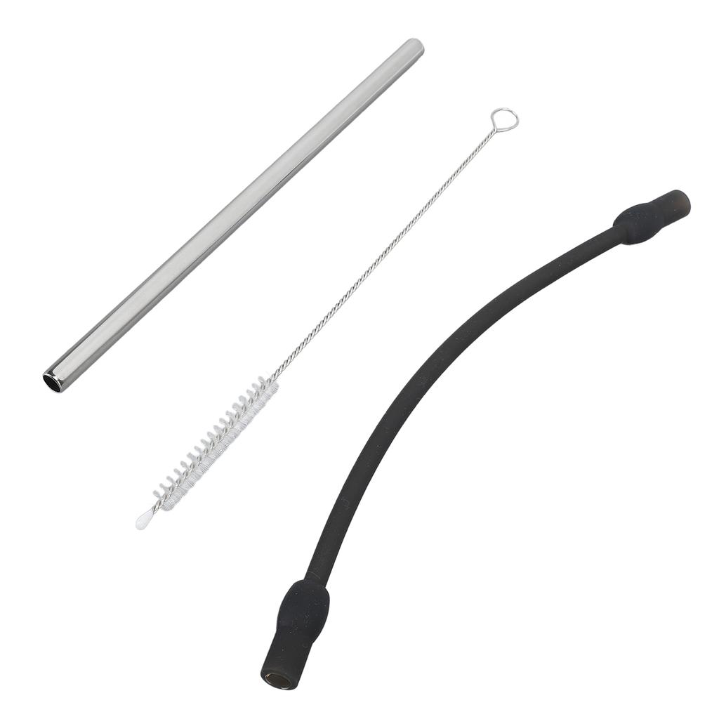 Сменная трубка для кофемашины из нержавеющей стали, силиконовый молочный шланг с чистящей щеткой для кофе