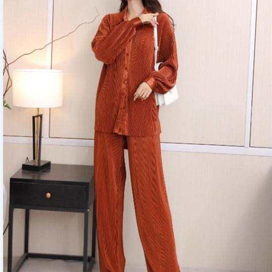 New Autumn and Winter Loose Leisure Suit Design Fashion 2 Two Pieces Sets Women Suits